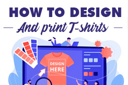 Sådan designer og trykker du brugerdefinerede T-shirts med dit firmalogo