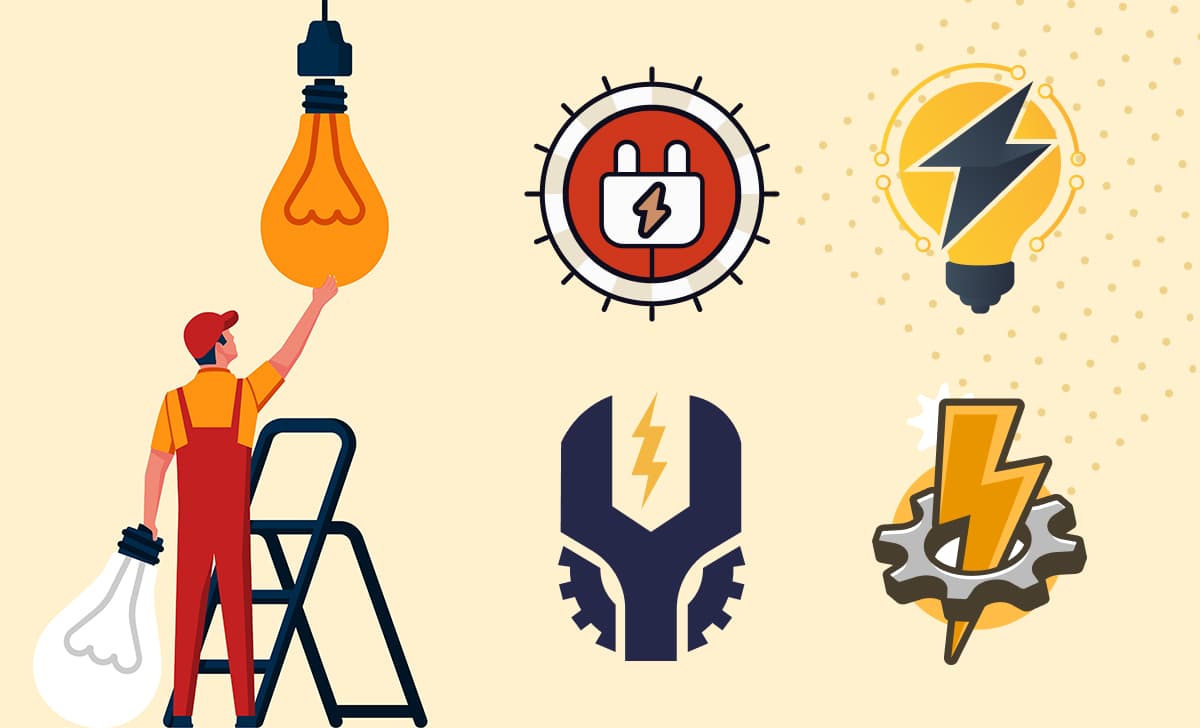 10 kreative elektriker logoideer og hvordan du designer dit eget