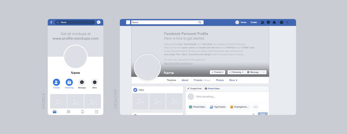 Facebook responsiv virksomhedsprofil