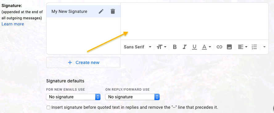 Sådan opretter du en e-mail-signatur med Gmail