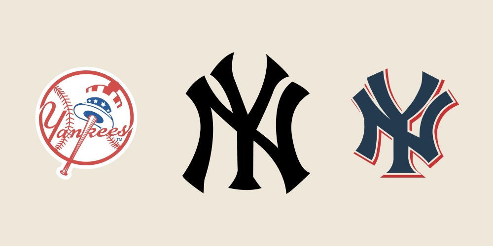 New York Yankees logo variationer