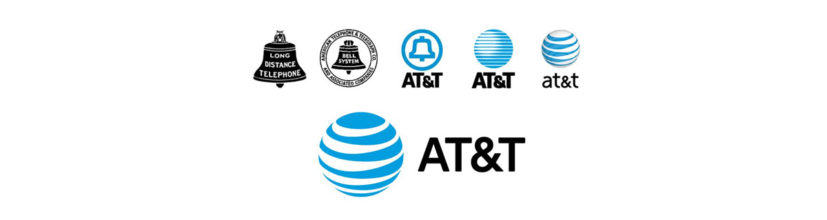 AT&T-logoudvikling