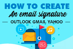 Sådan opretter du en e-mail-signatur med dit logo på Outlook, Gmail, Yahoo
