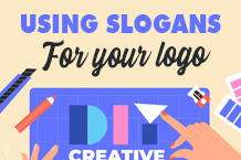 Slogans og taglines - hvordan bruger du dem i din logo design?