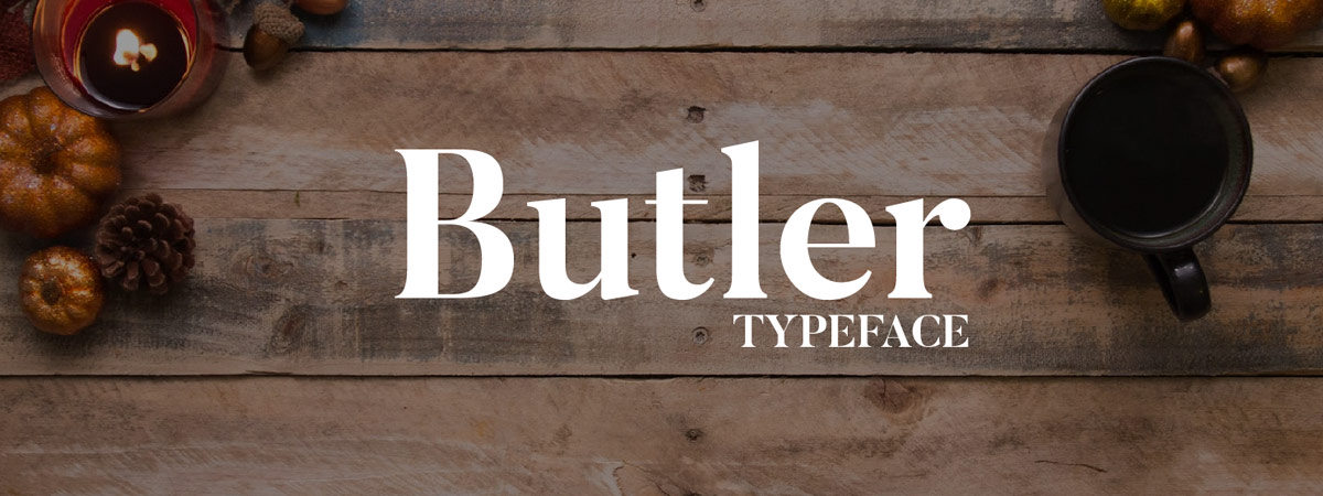 Butler-skrifttype til logoer