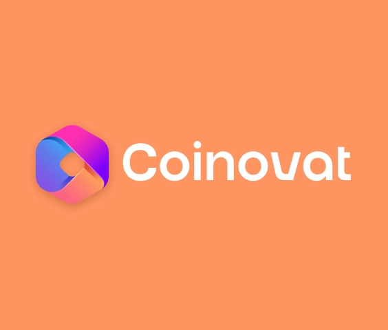 Moderne kryptovaluta-logo med gradient