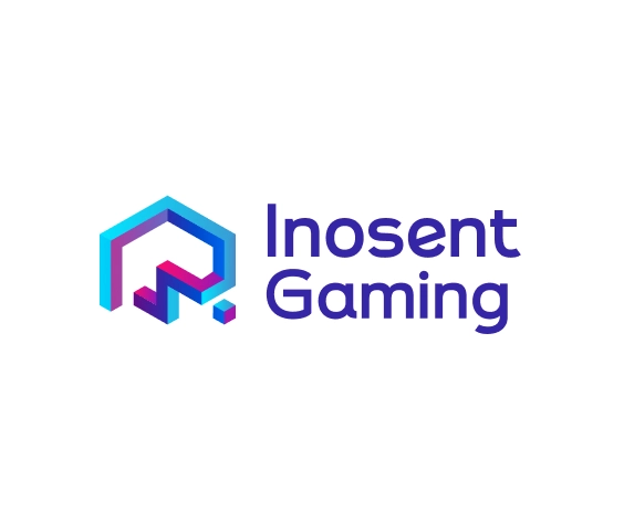 Moderne gaminglogo med geometrisk bogstavikon