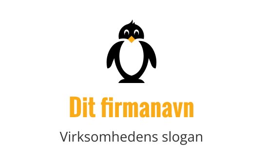 Lekent fuglelogo med et muntert uttrykk og fet typografi