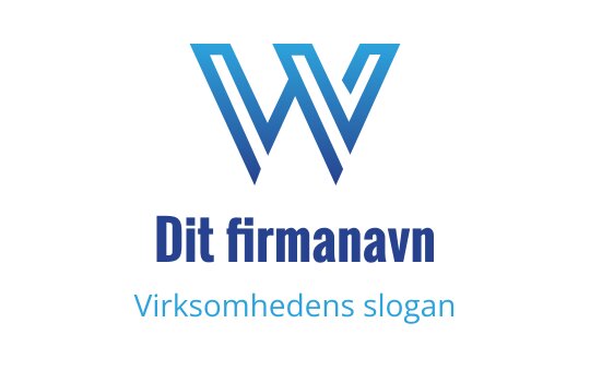 Moderne blå og teal logo med stiliserte overlappende 'W' bokstaver