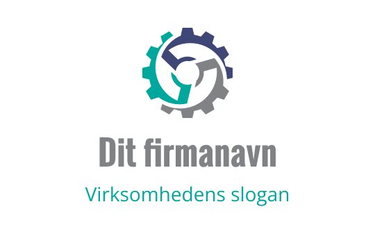 Moderne logo design med sammenflettede hender i blått og grønt