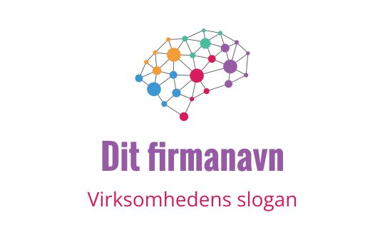 Fargerik nettverkslogo med sammenkoblede noder og linjer