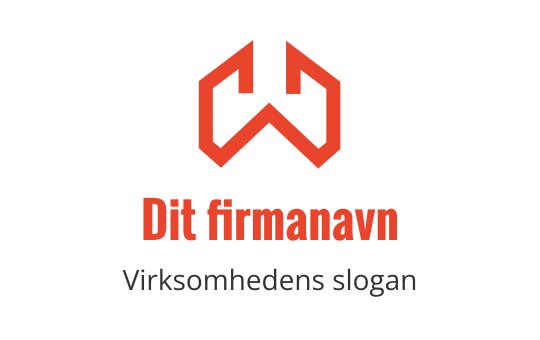 Fet geometrisk logo med en stilisert rød bokstav W