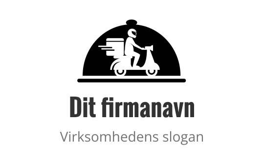 Levering af mad logo