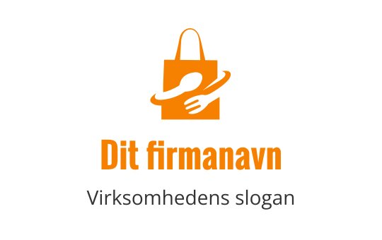 Levering af mad logo