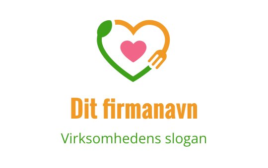 Levering af mad logo