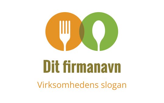 Levering af mad logo