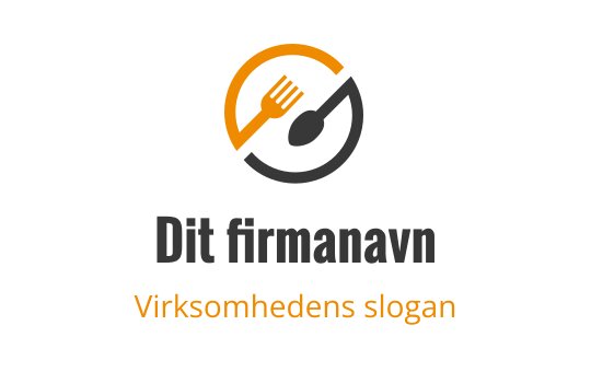 Levering af mad logo