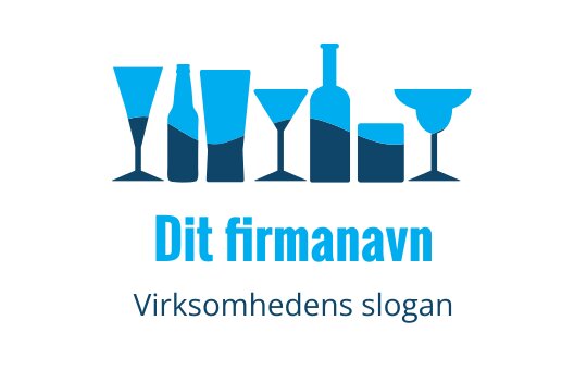 Mad, drikkevarer, restaurant logo
