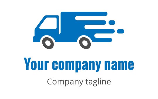 Levering af mad logo