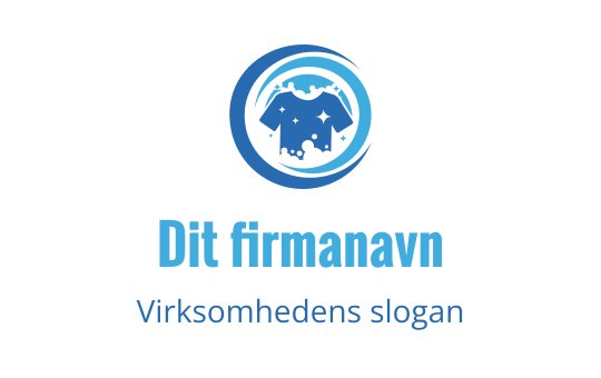 Moderne blå logo med en stilisert elefant i en sirkelform
